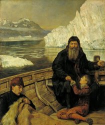 John Collier The Last Voyage of Henry Hudson painting