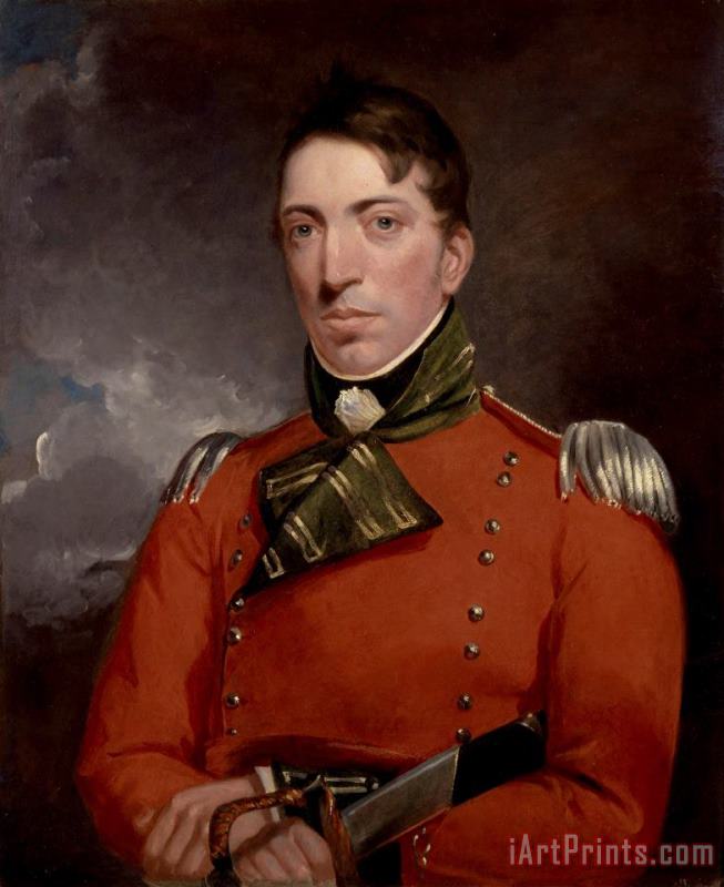 Captain Richard Gubbins painting - John Constable Captain Richard Gubbins Art Print
