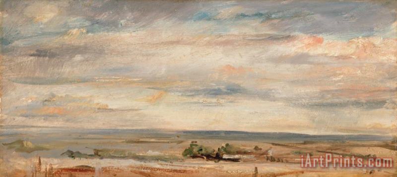 Cloud Study, Early Morning, Looking East From Hampstead painting - John Constable Cloud Study, Early Morning, Looking East From Hampstead Art Print