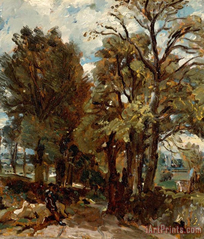 John Constable Fen Lane, East Bergholt Art Painting