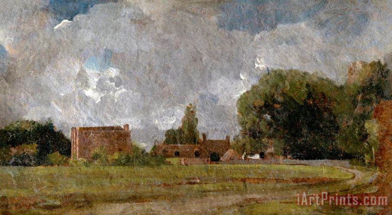 John Constable Golding Constable's House, East Bergholt The Artist's Birthplace Art Print