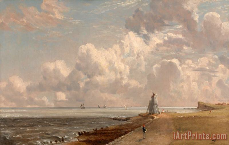 Harwich The Low Lighthouse And Beacon Hill painting - John Constable Harwich The Low Lighthouse And Beacon Hill Art Print