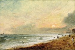John Constable Hove Beach painting