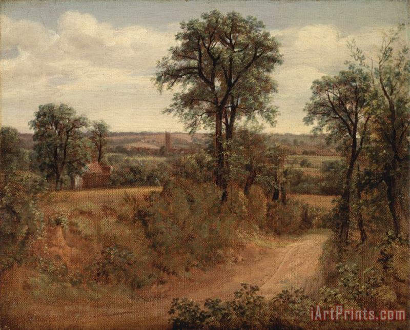 John Constable Lane Near Dedham Art Print