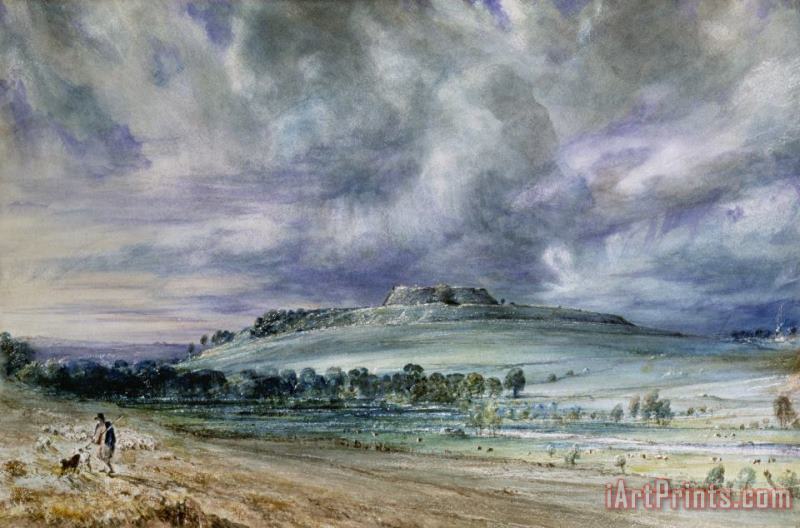 Old Sarum painting - John Constable Old Sarum Art Print