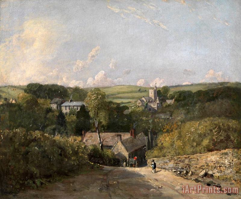 Osmington Village painting - John Constable Osmington Village Art Print