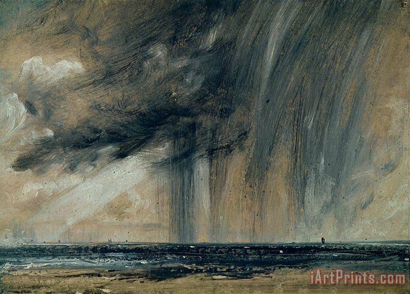 John Constable Rainstorm over the Sea Art Painting
