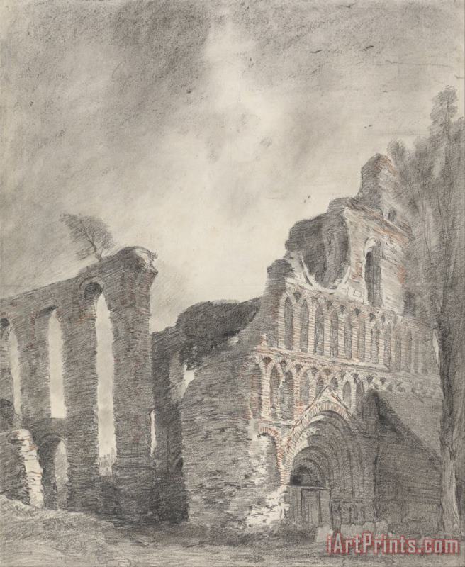 Ruin of St. Botolph's Priory, Colchester painting - John Constable Ruin of St. Botolph's Priory, Colchester Art Print