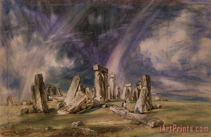Stonehenge painting - John Constable Stonehenge Art Print