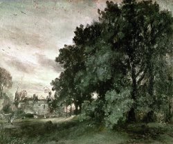 John Constable Study of Trees painting