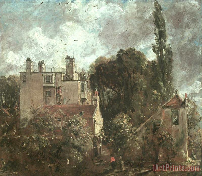 John Constable The Grove, Or The Admiral's House in Hampstead Art Print