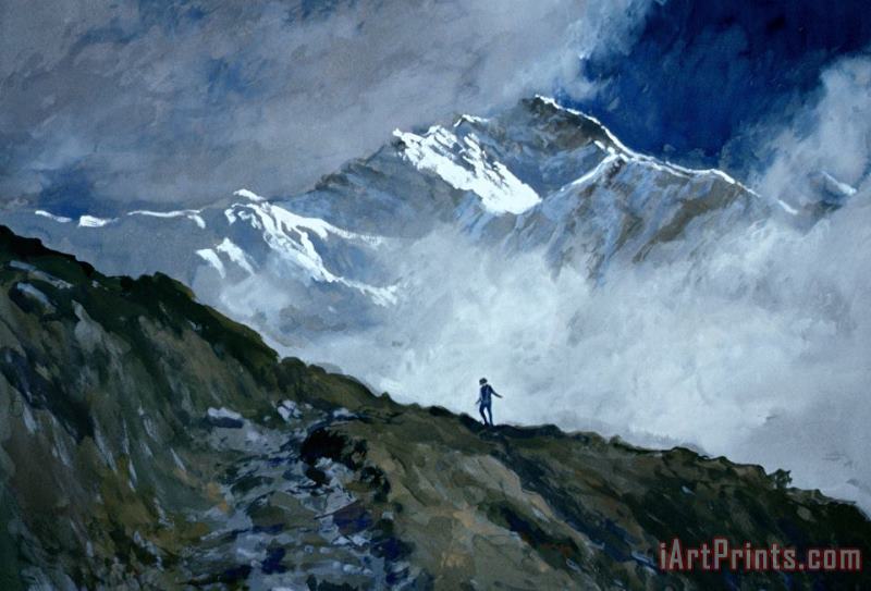 Jungfrau painting - John Cooke Jungfrau Art Print