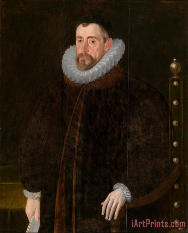 John de Critz Sir Francis Walsingham Art Painting