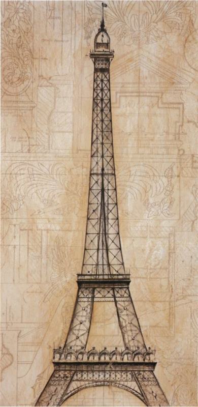 John Douglas Eiffel Tower Art Painting