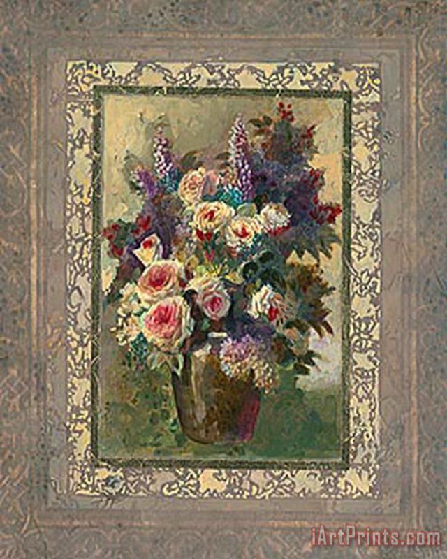 Floral Beauty II painting - John Douglas Floral Beauty II Art Print