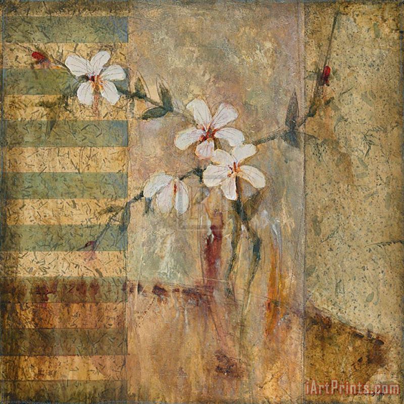 New Bloom I painting - John Douglas New Bloom I Art Print