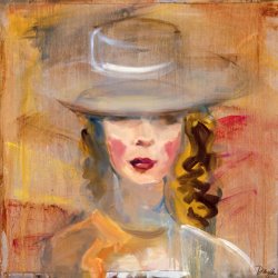 John Douglas Woman with Hat I