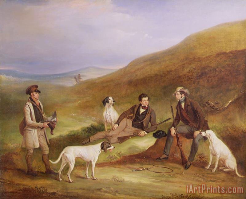 John E Ferneley Edward Horner Reynard and his Brother George Art Painting