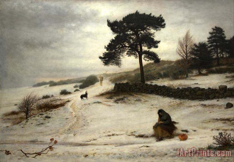 John Everett Millais Blow, Blow Thou Winter Wind Art Painting