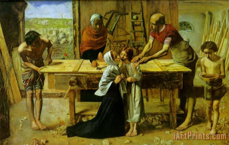 John Everett Millais Christ in The House of His Parents Art Painting
