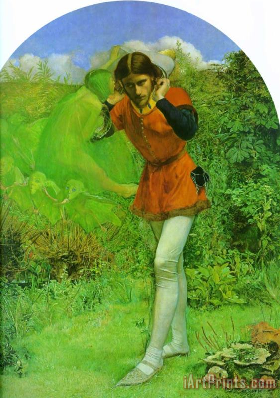 Ferdinand Lured by Ariel painting - John Everett Millais Ferdinand Lured by Ariel Art Print
