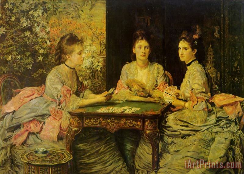 John Everett Millais Hearts Are Trumps Art Painting