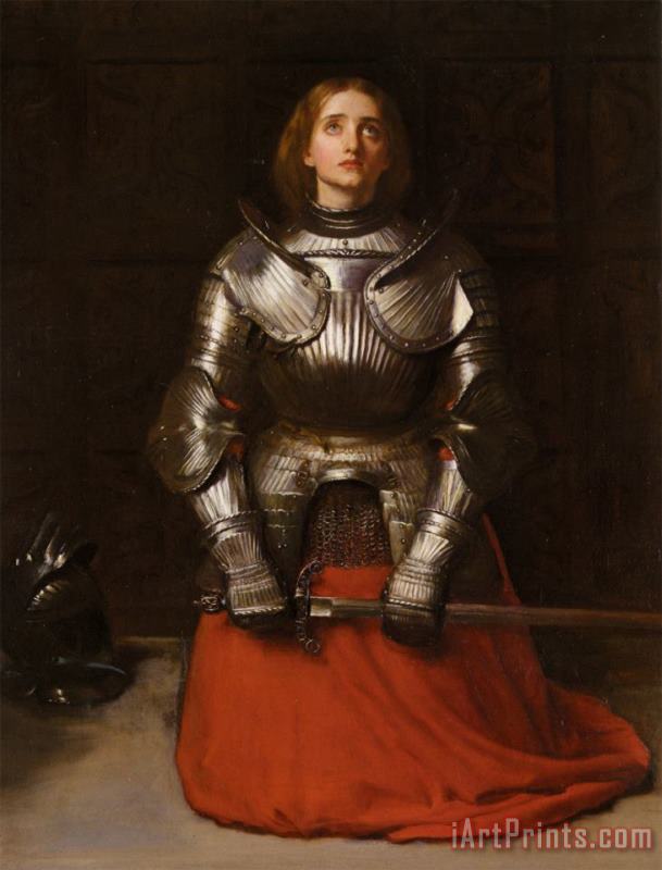 John Everett Millais Joan of Arc Art Painting