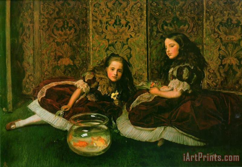 John Everett Millais Leisure Hours Art Print