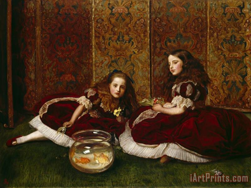 John Everett Millais Leisure Hours Art Print