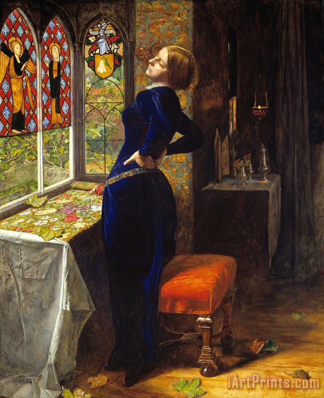 Mariana in The Moated Grange painting - John Everett Millais Mariana in The Moated Grange Art Print