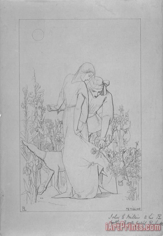 My Beautiful Lady painting - John Everett Millais My Beautiful Lady Art Print