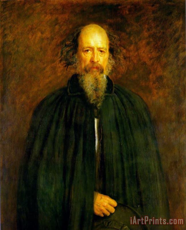 John Everett Millais Portrait of Lord Alfred Tennyson Art Painting