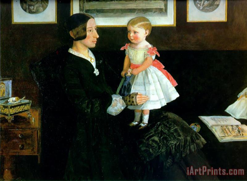 Portrait of Mrs James Wyatt painting - John Everett Millais Portrait of Mrs James Wyatt Art Print