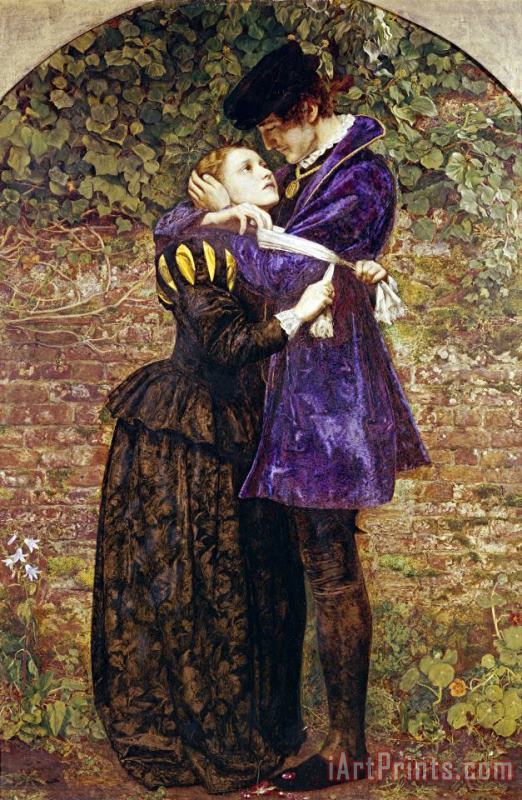 John Everett Millais The Huguenot Art Painting