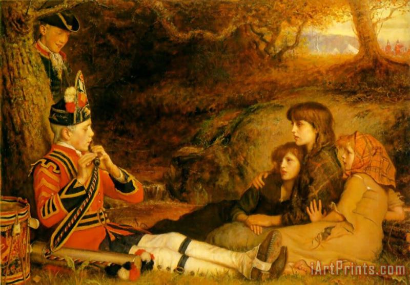 John Everett Millais The Piper Art Painting