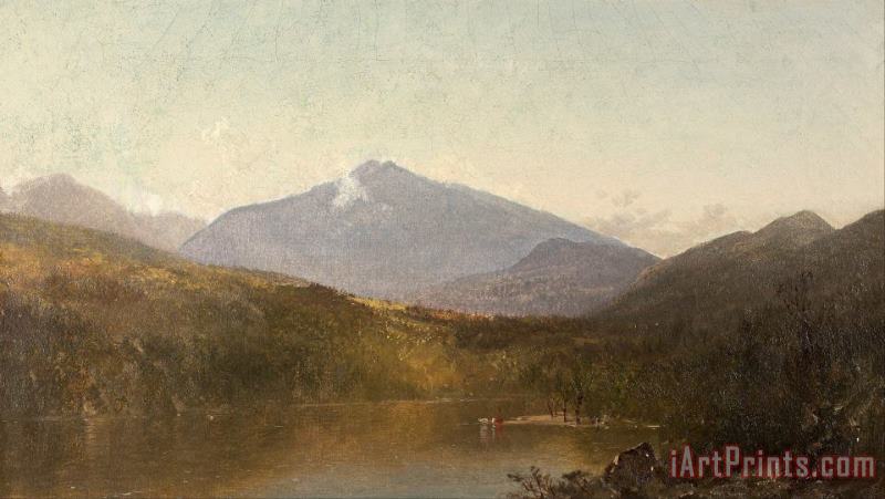 White Mountains From Shelburne, Nh painting - John F Kensett White Mountains From Shelburne, Nh Art Print