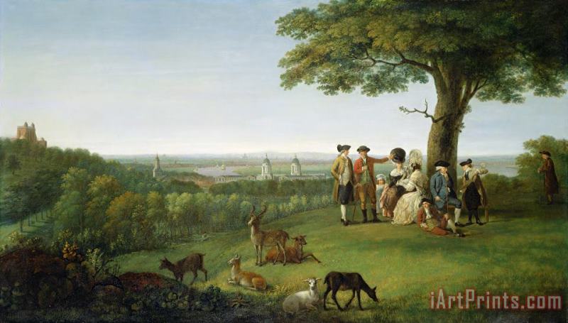 John Feary One Tree Hill - Greenwich Art Painting