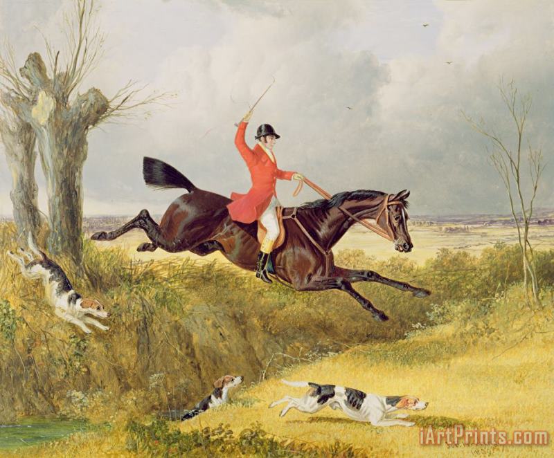 John Frederick Herring Snr Clearing a Ditch Art Painting