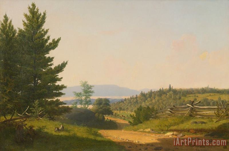 Scenery Near Lake George painting - John Gifford Scenery Near Lake George Art Print