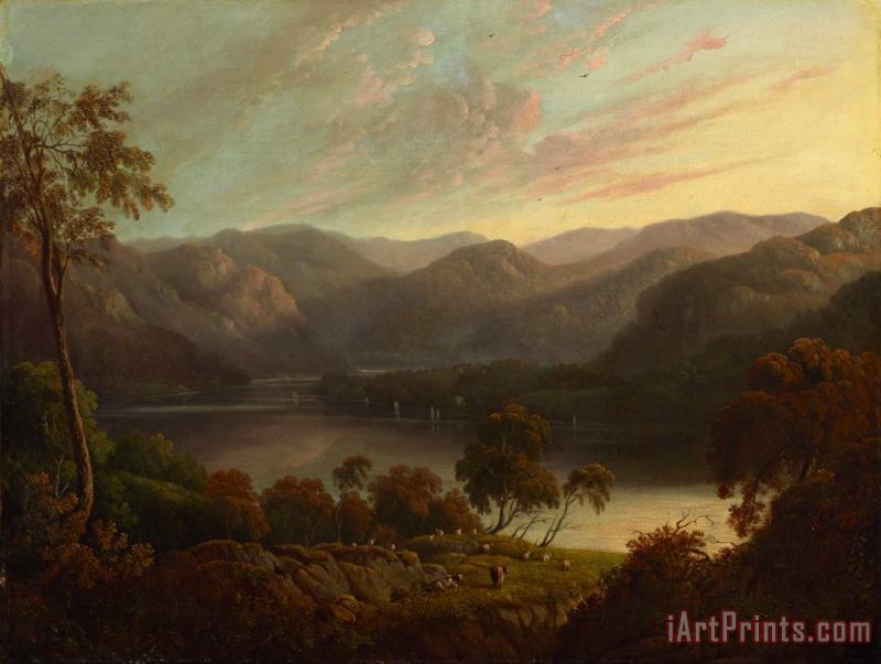 Landscape View in Cumberland painting - John Glover Landscape View in Cumberland Art Print