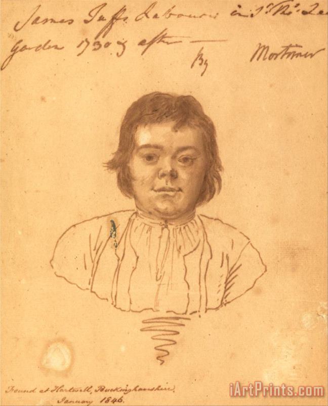 Portrait of James Tuffs painting - John Hamilton Mortimer Portrait of James Tuffs Art Print