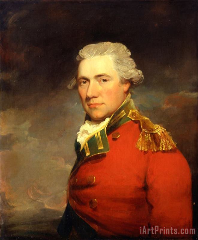 John Hoppner An Unknown British Officer, Probably of 11th (north Devonshire) Regiment of Foot, C.1800 Art Painting