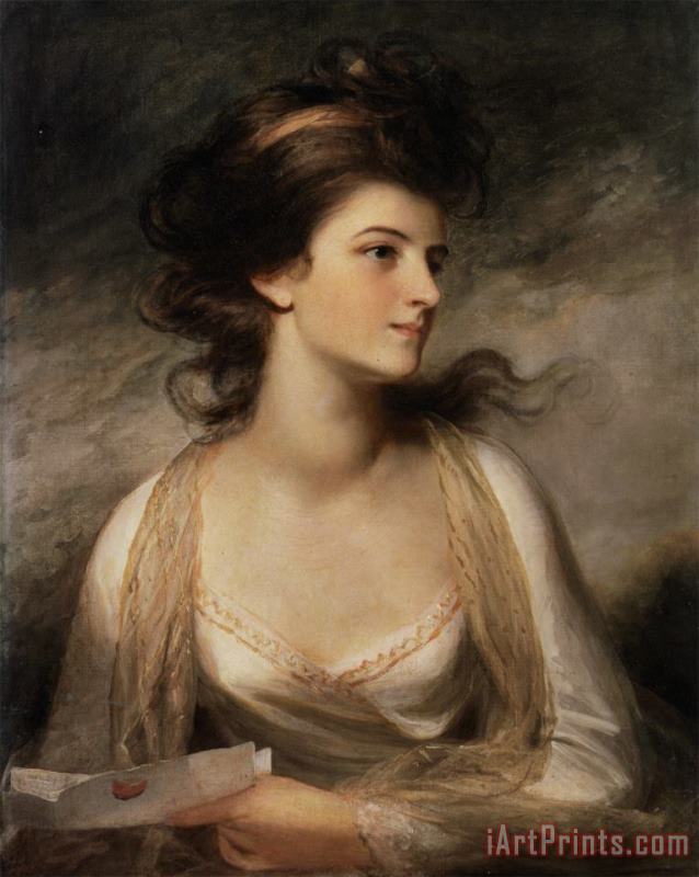John Hoppner Portrait of a Lady Art Painting