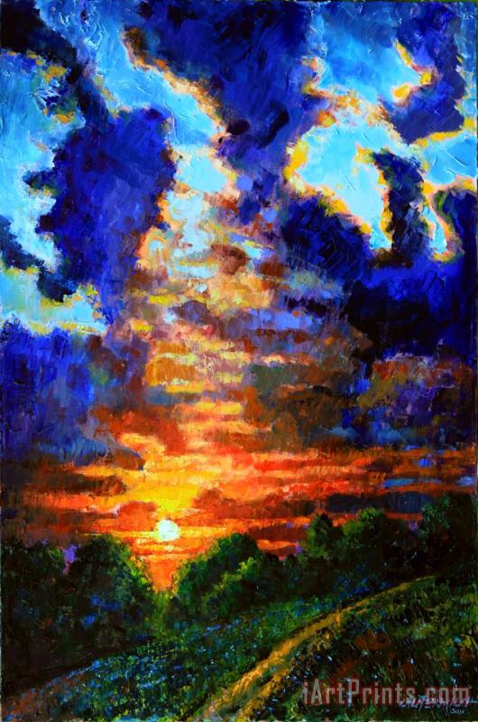 John Lautermilch Darkness Closing In Art Painting