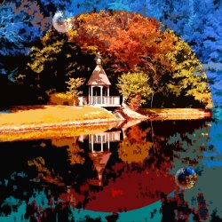 John Lautermilch Fall Orbit painting