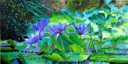 John Lautermilch Harmony of Purple and Green