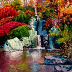 John Lautermilch Japanese Waterfall