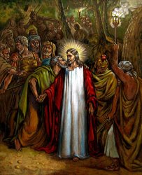 John Lautermilch Jesus Betrayed painting