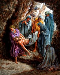 John Lautermilch Jesus Burial painting