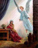 Mary and Angel by John Lautermilch